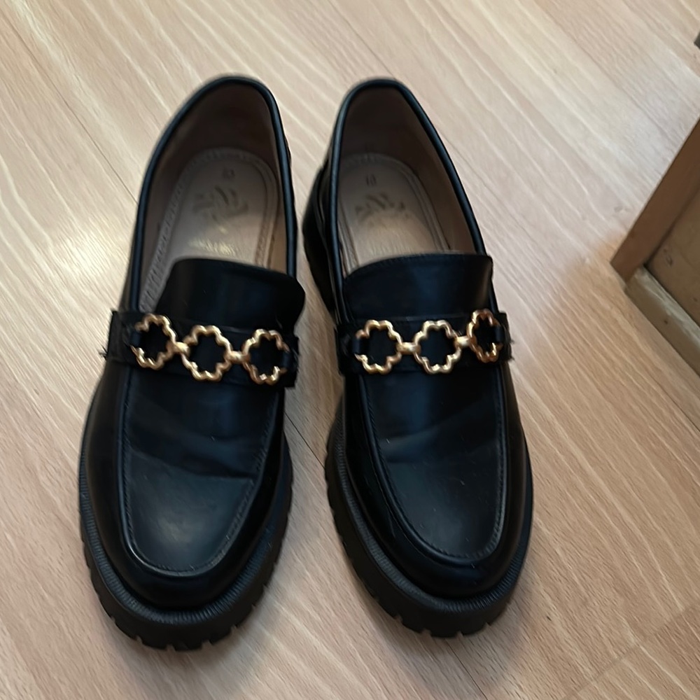 Sam & Libby Black Platform Loafers